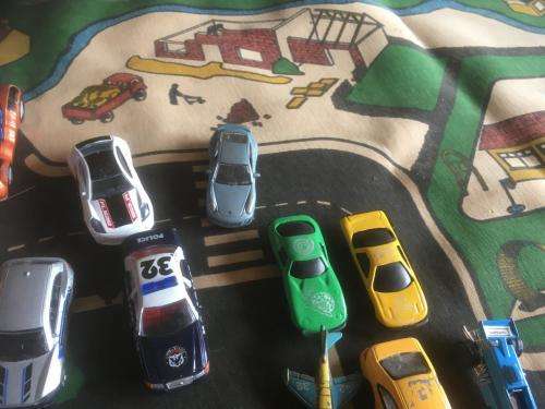 Job Lot of 52 Die Cast cars + Play Mat - See Pics and Description.
