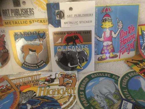 Job Lot Bumper / window Stickers x 47 - Mostly Wildlive Kruger Park Etc Never used