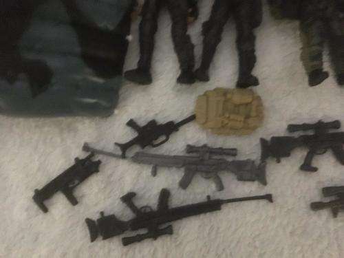 10 Chap Mei Action Figures + Accessories Simular size as G.I Joe  +-10.5cm Lot 3