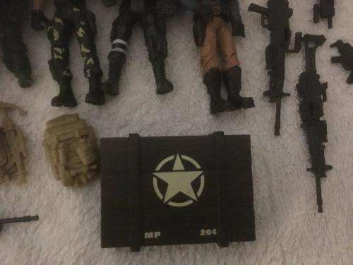 10 Chap Mei Action Figures + Accessories Simular size as G.I Joe  +-10.5cm Lot 2