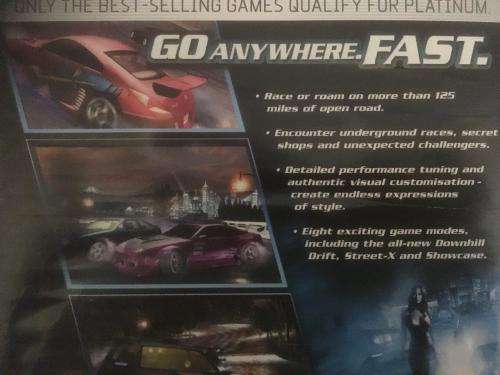 PS2 - Need For Speed - Underground 2 Platinum