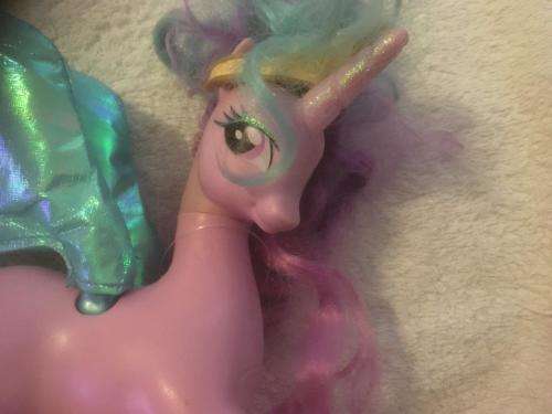 My Little Pony HasbroSouth Africa Hasbro Unicorn Winged Princess 2010 #21455 Celestia MLP Electronic