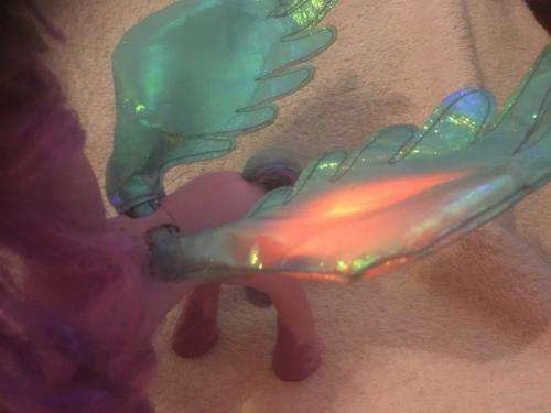 My Little Pony HasbroSouth Africa Hasbro Unicorn Winged Princess 2010 #21455 Celestia MLP Electronic