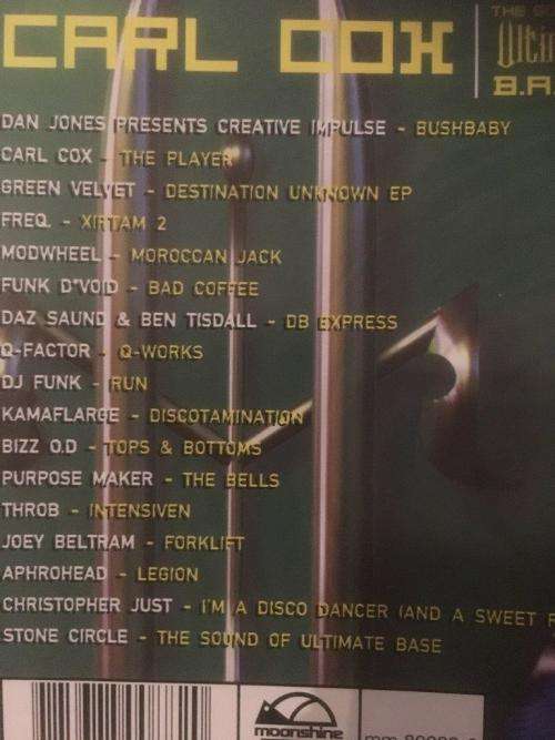 CD - Carl Cox - The Sound of Ultimate B.A.S.E