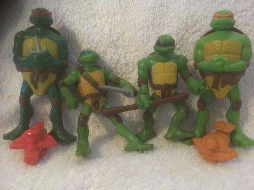Very Scarce Complete Set 2007 McDonalds TMNT Teenage Mutant Ninja Turtles