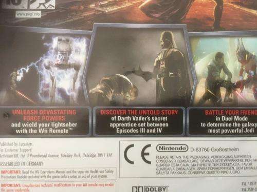 Wii - Star Wars The Force Unleashed