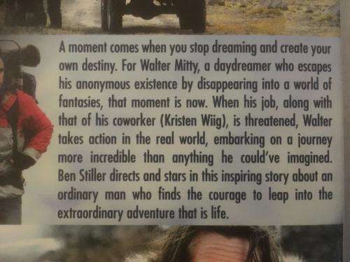 DVD - The Secret Life of Walter Mitty - Ben Stiller