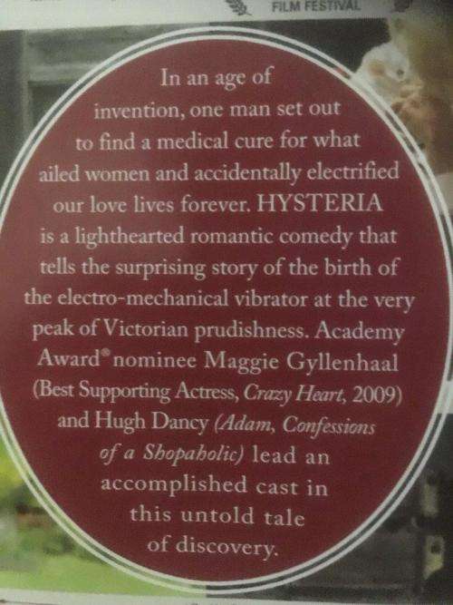 DVD - Hysteria - Maggie Gyllenhaal Felicity Jones