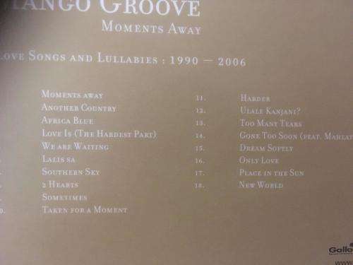 CD - Mango Groove - Moments Away - Love Songs and Lullabies 1990 - 2006
