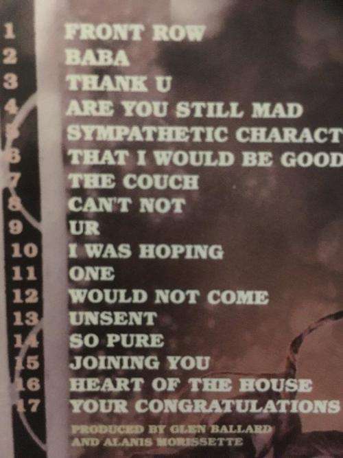 CD - Alanis Morissette - Supposed Former Infatuation Junkie