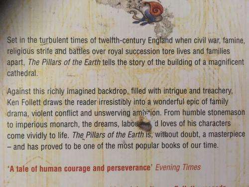 CD - Ken Follett - The Pillars of the Earth - Read by Richard E.Grant (8cd's)