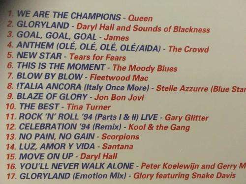 CD - Gloryland World Cup USA 94 - Various Artists