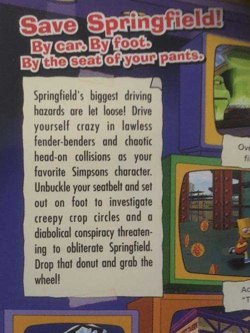 PS2 - The Simpsons Hit & Run Platinum