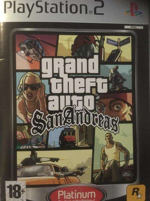 PS2 - Grand Theft Auto San Andreas Platinum