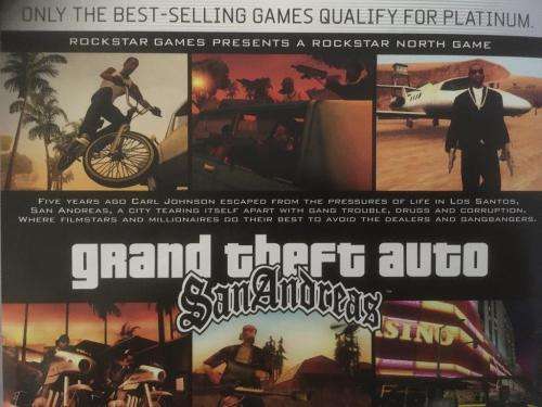 PS2 - Grand Theft Auto San Andreas Platinum