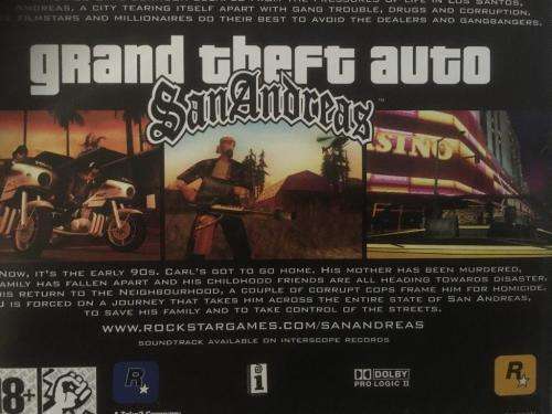PS2 - Grand Theft Auto San Andreas Platinum
