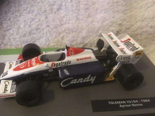 Toleman TG184 1984 Ayrton Senna -  F1 Car Collection 1:43 Scale Die Cast