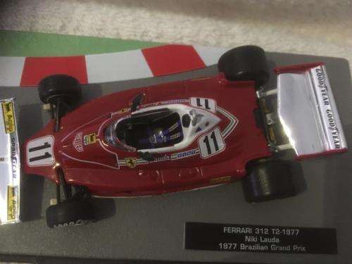 Ferrari 312 T2-1977 Niki Lauda Brazilian GP -  F1 Car Collection 1:43 Scale Die Cast