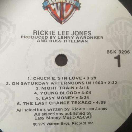 L.P. - Rickie Lee Jones - Rickie Lee Jones