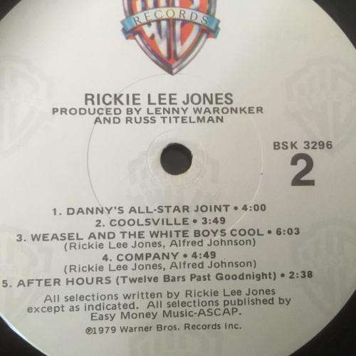 L.P. - Rickie Lee Jones - Rickie Lee Jones