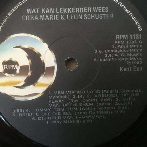 L.P. - Cora Marie en Leon Schuster - Wat kan lekkerder wees