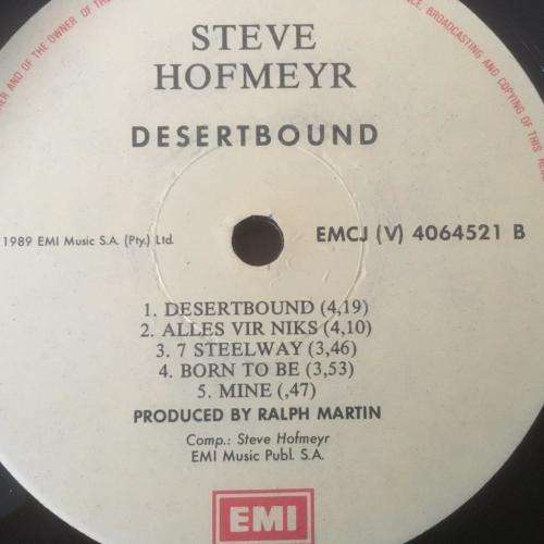 L.P. - Steve Hofmeyr - Desertbound