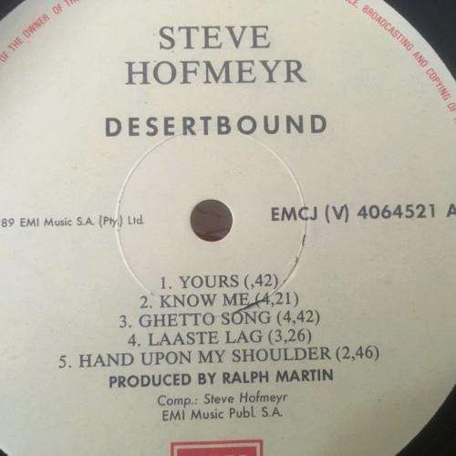 L.P. - Steve Hofmeyr - Desertbound