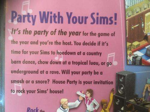 PC - The Sims  - House Party - Expansion Pack