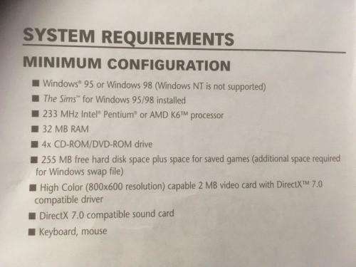 PC - The Sims  - House Party - Expansion Pack