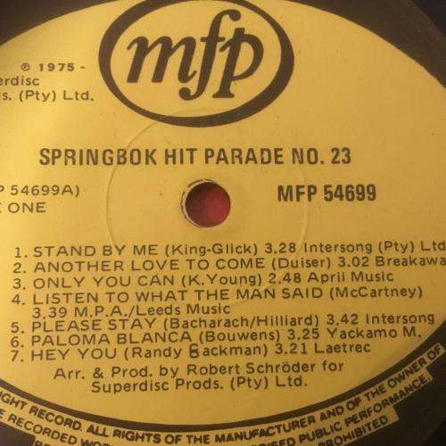 L.P. - Springbok Hit Parade 23