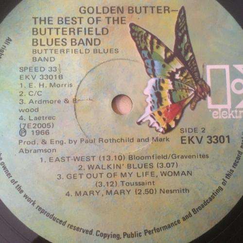 L.P. - The Paul Butterfield Blues band - Golden Butter Best of