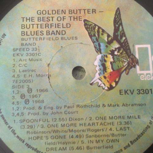 L.P. - The Paul Butterfield Blues band - Golden Butter Best of
