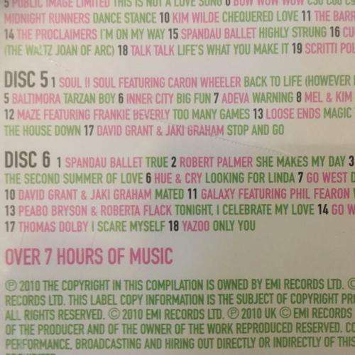 CD - 80's POP 111 Original Hits (6cd's) New Sealed