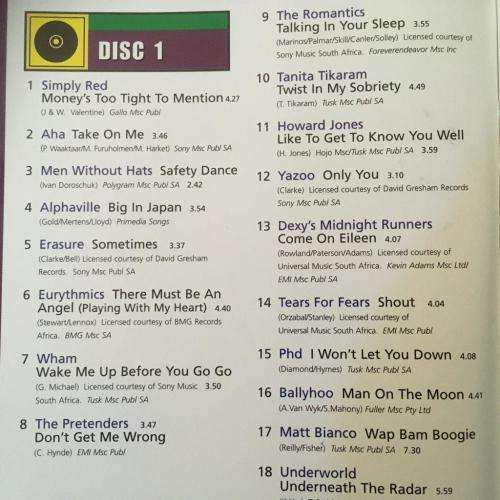 CD - Simply The Best 80's Hits (2cd)