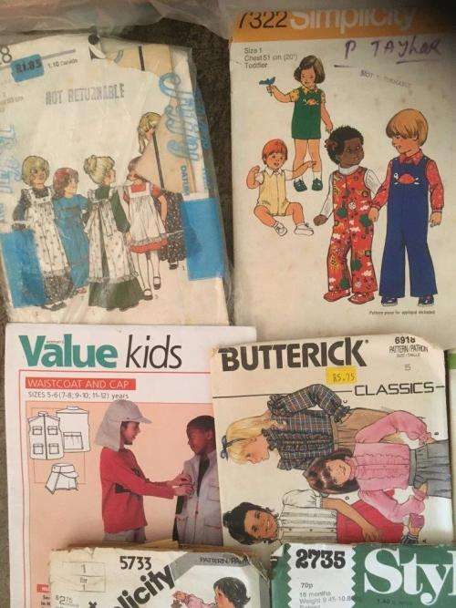 Job Lot of Children  Sewing Patterns x 30 see pics and description