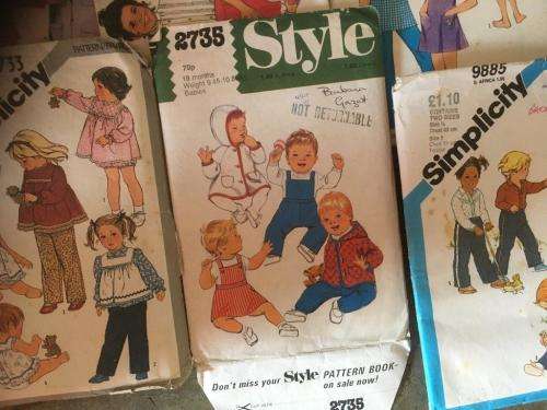 Job Lot of Children  Sewing Patterns x 30 see pics and description