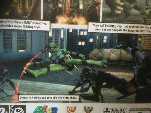 PS2 - TMNT Teenage Mutant Ninja Turtles