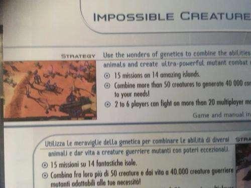 PC - Impossible Creatures