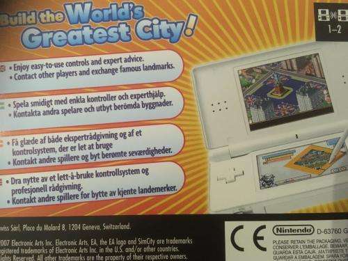 Nintendo DS - Simcity DS