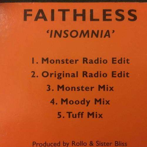 CD - Faithless - Insomnia (Card Cover)(Single)
