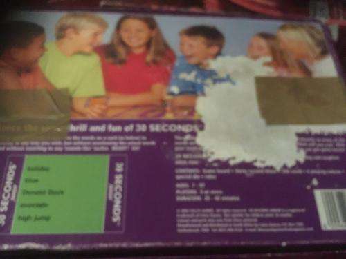 30 Seconds Junior  - Calco Games 2003- The Quick Thinking Fast Talking Game