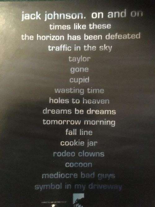 CD - Jack Johnson - On and On