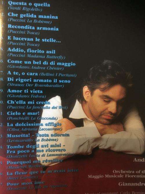 CD - Andrea Bocelli - Aria The Opera Album