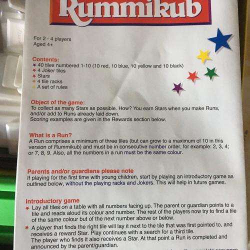 My First Rummikub  Kod Kod International Games