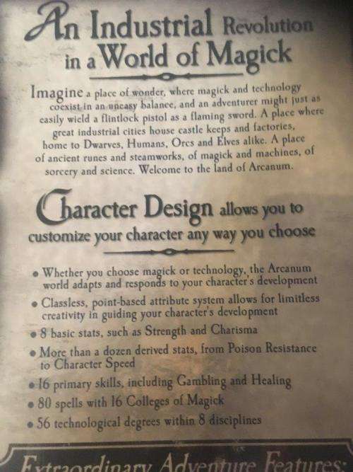 PC - Arcanum of Steamworks & Migick Obscura (Big Box Game Windows 95 - ME)