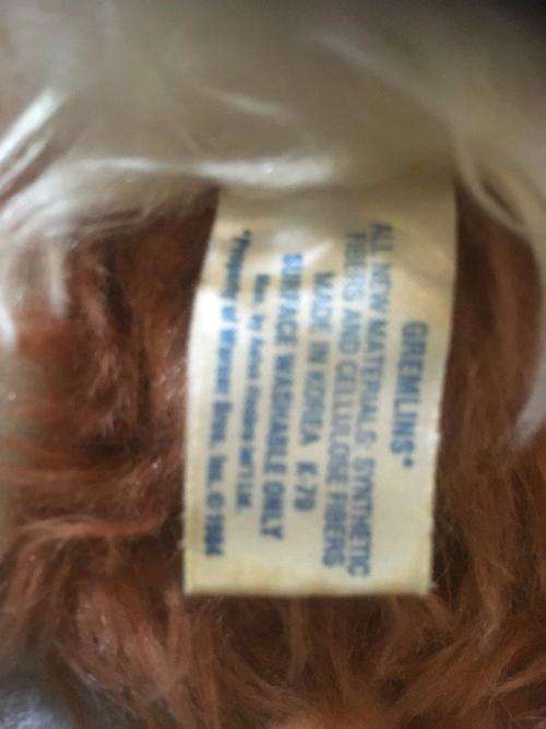 Original Gizmo from Gremlins Hasbro Softies 1984 +-25cm