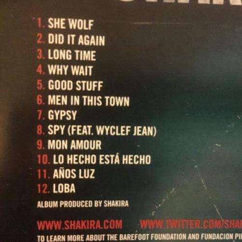 CD - Shakira - She Wolf
