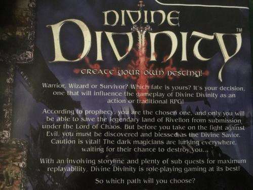 PC - Divine Divinity - Create Your Own Destiny