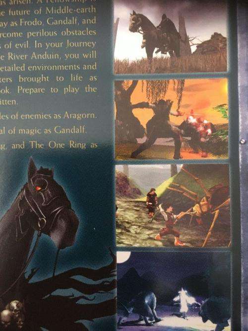 PS2 - The Lord of The Rings The Fellowship of The Ring Platinum