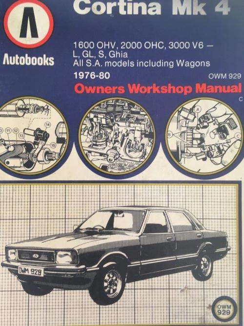 Autobooks Cortina MK 4 1976 -1980  Owners Workshop Manual